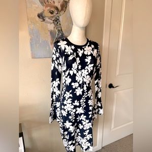 MICHEAL KORS NAVY BLUE FLORAL DRESS, NEVER WORN BRAND NEW